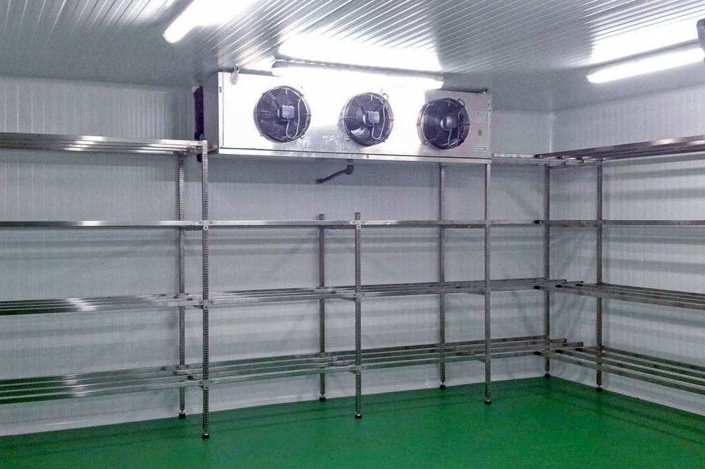Stainless Steel Hand-Loaded Shelving System