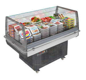 Plug&Play Promotional Island STAR NARROW P&P is a promotional plug and play refrigerated island.